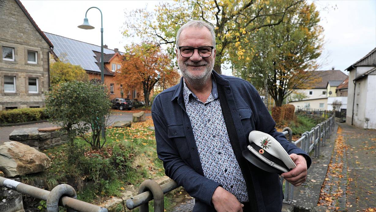 Er nimmt nicht den Hut, sondern die Mütze: Johannes Thonemann. | © Simone Flörke