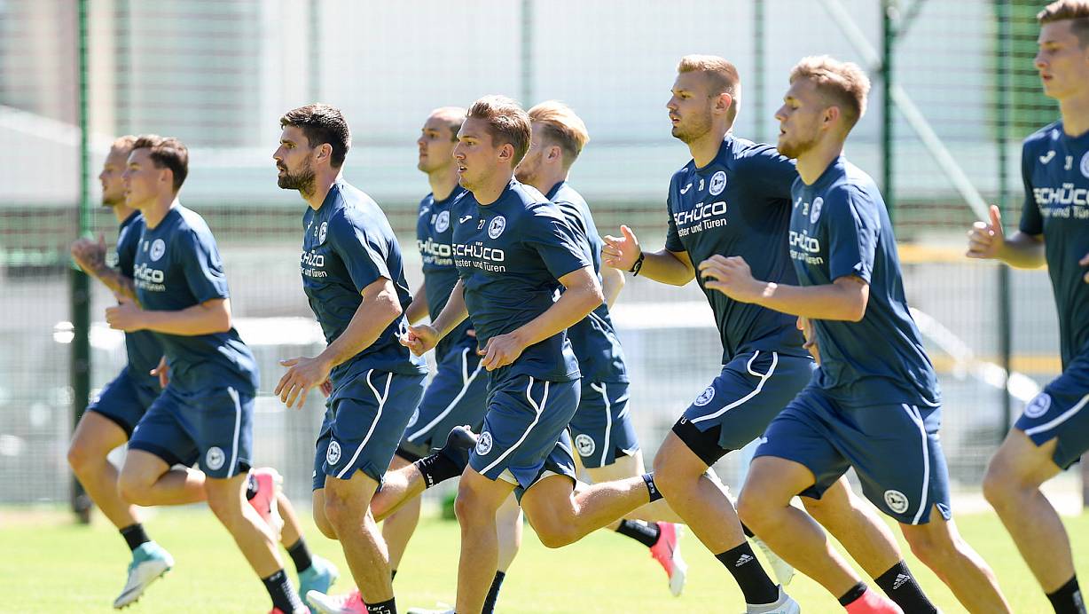 Die Mannschaft im Sommertrainingslager in Kaprun/Österreich. | © Christian Weische