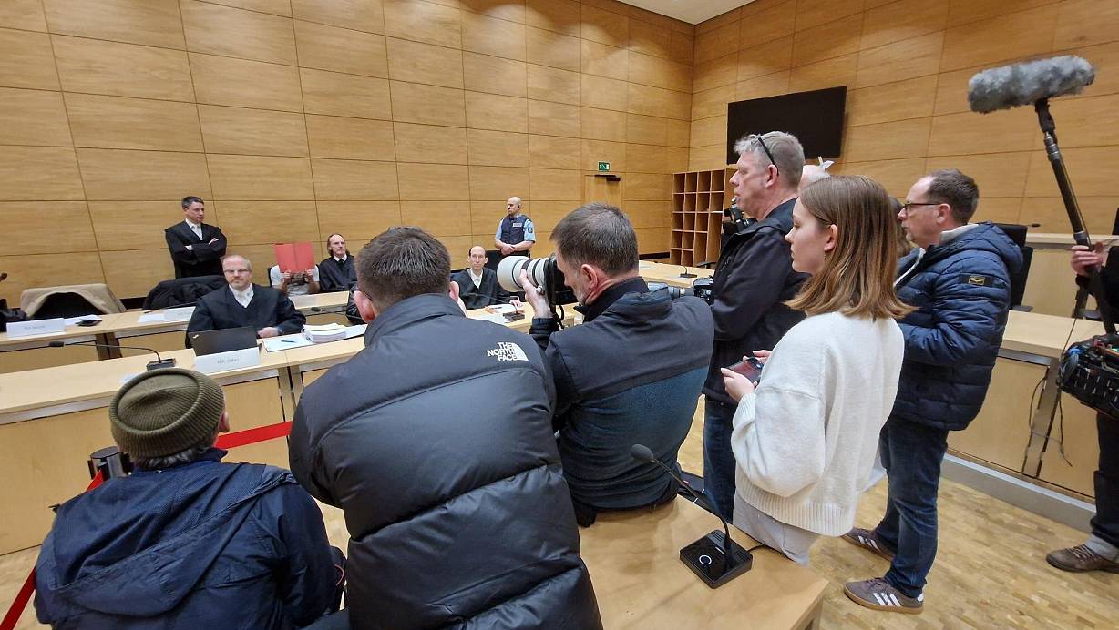 Die Gerichtsverhandlung im Go-Parc-Prozess: Das Medieninteresse war anfangs groß und ebbte dann ab. | © Ilja Regier (MT-Archivfoto)
