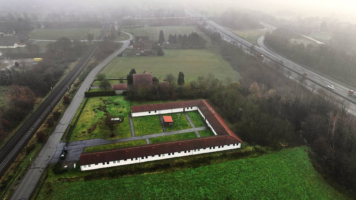 Die Asylunterkunft an der Mühlenbachstraße in Bünde soll 2026 um ein weiteres Gebäude erweitert werden. | © Gerald Dunkel