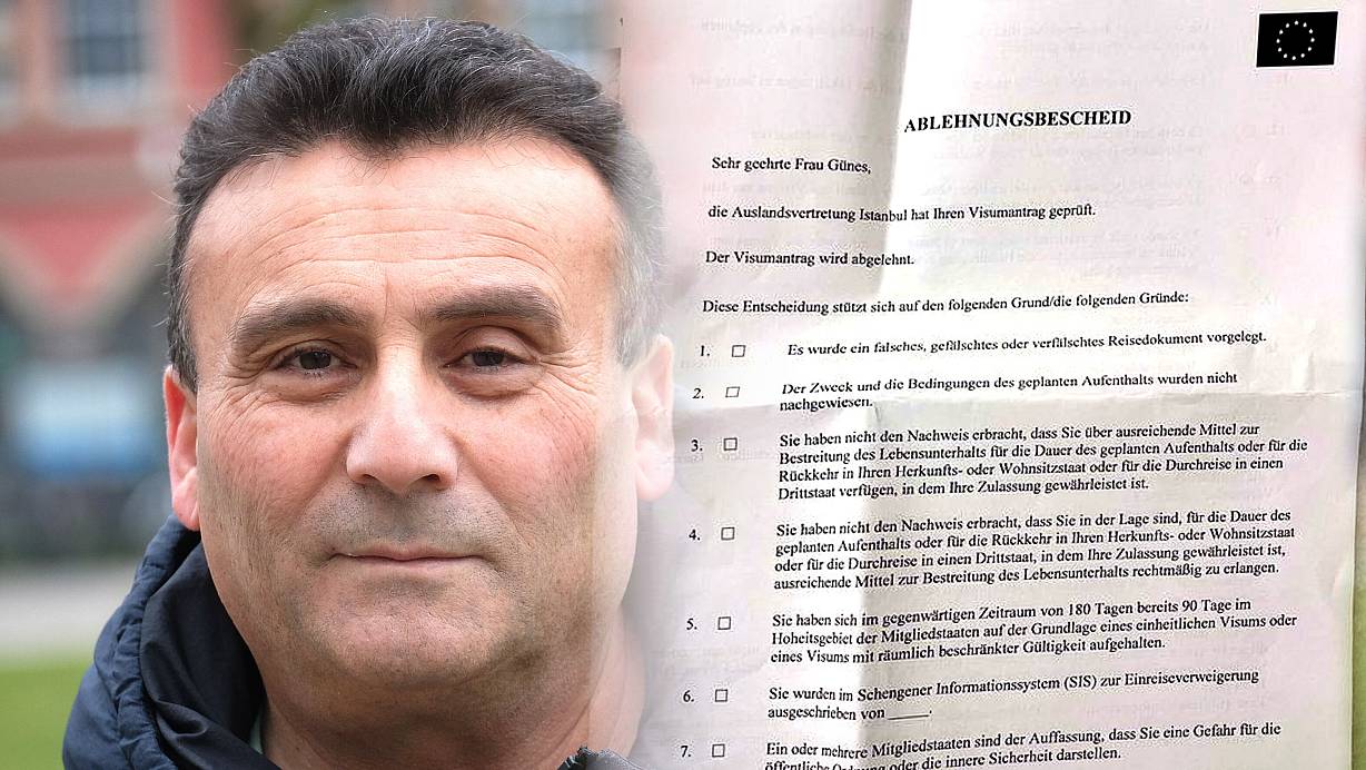Kemal Budak wollte seine Nichte aus der Türkei einladen. Nachdem er alle Unterlagen zusammengetragen hatte, wird der jungen Frau das Visum für den Besuch in Gütesrloh jedoch verweigert. | © Andreas Frücht