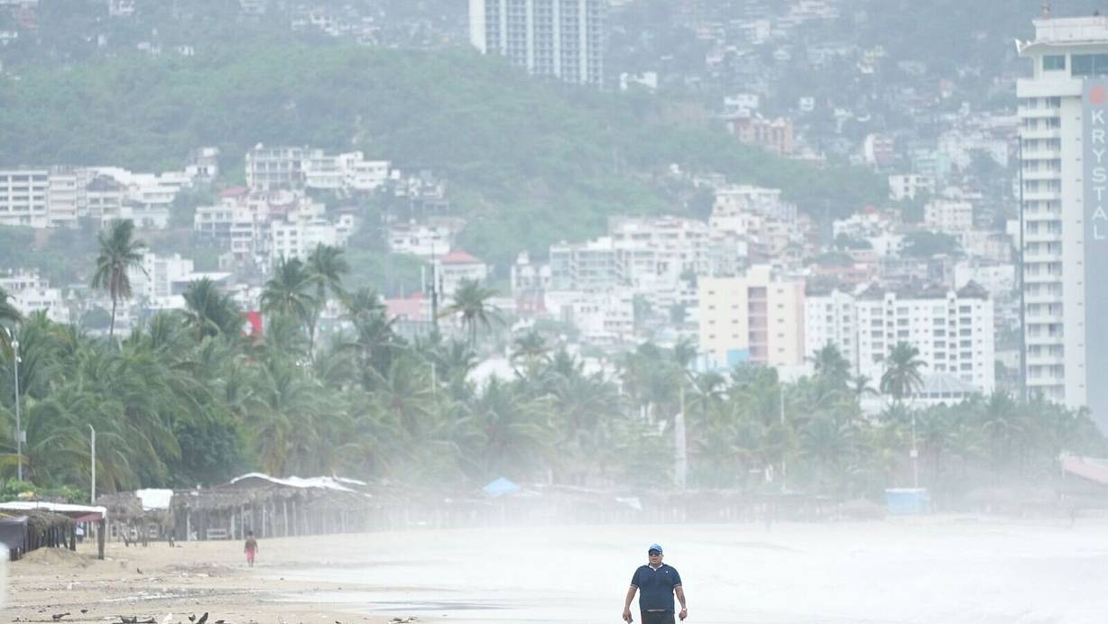 Der Hurrikan «Erick» brachte gefährlich starke Winde und Regen in den Süden Mexikos mit sich. | © Fernando Llano/AP/dpa