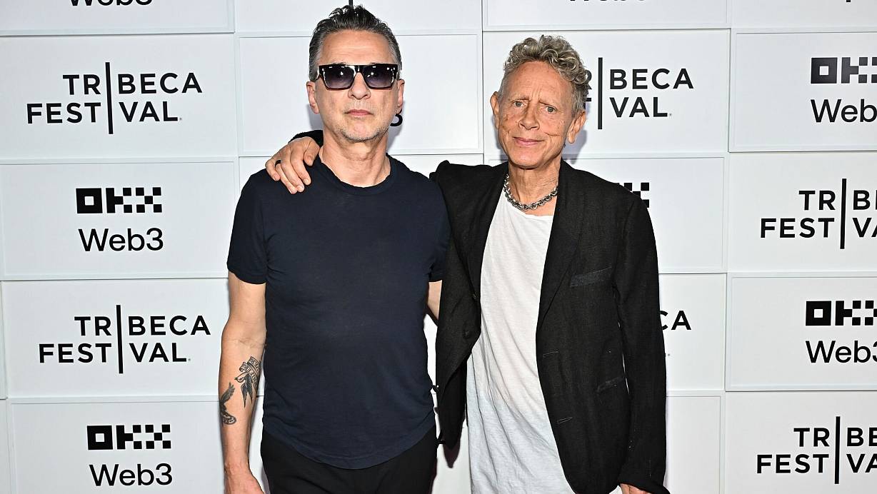 Auf dem Tribeca Festival in New York hat «Depeche Mode» im Abspann ihres Konzertfilms ein bisher unveröffentlichtes Lied abgespielt. | © Evan Agostini/Invision via AP/dpa