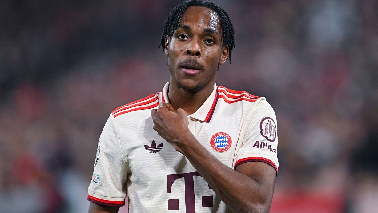 Bleibt er oder geht er? Mathys Tel vom FC Bayern München. | © Sven Hoppe/dpa