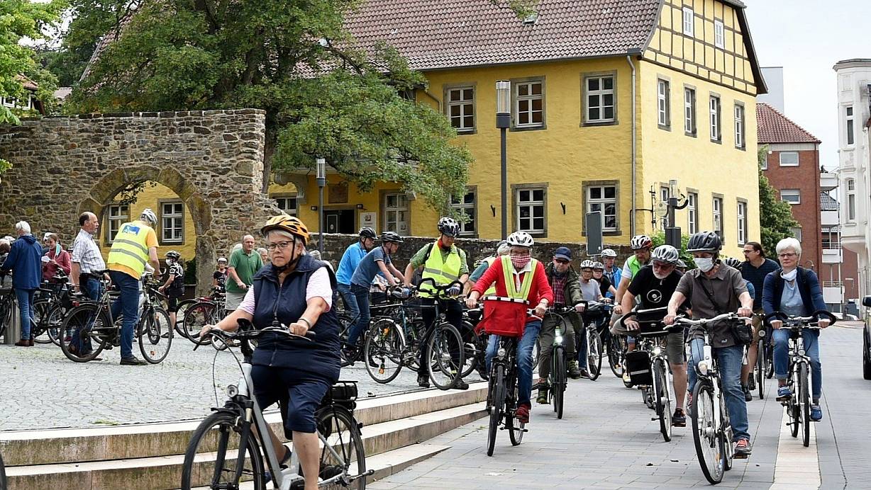 Rund 80 Radler nahmen an der Veranstaltung teil. | © Michael Grundmeier