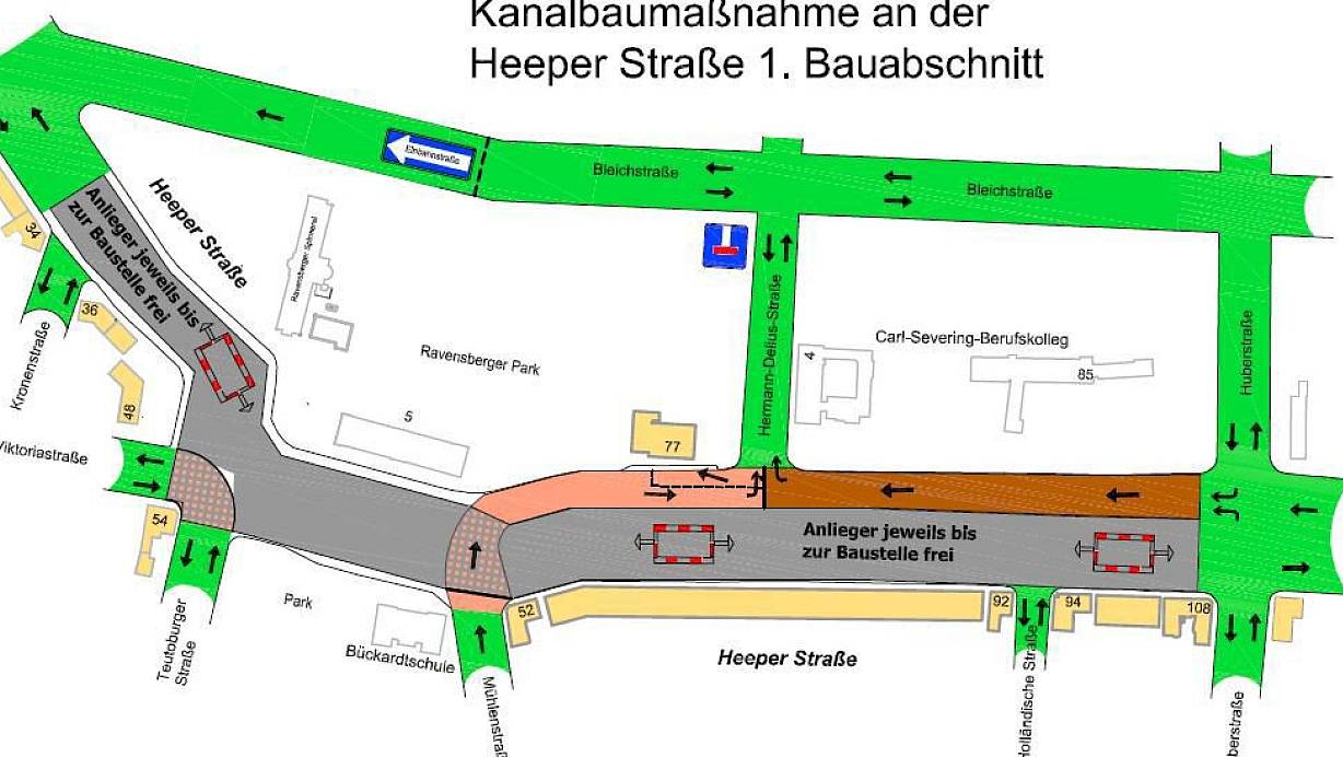 Billard-café Break Even Heeper Straße Bielefeld Jetzt wird in der Heeper Straße gebuddelt | nw.de