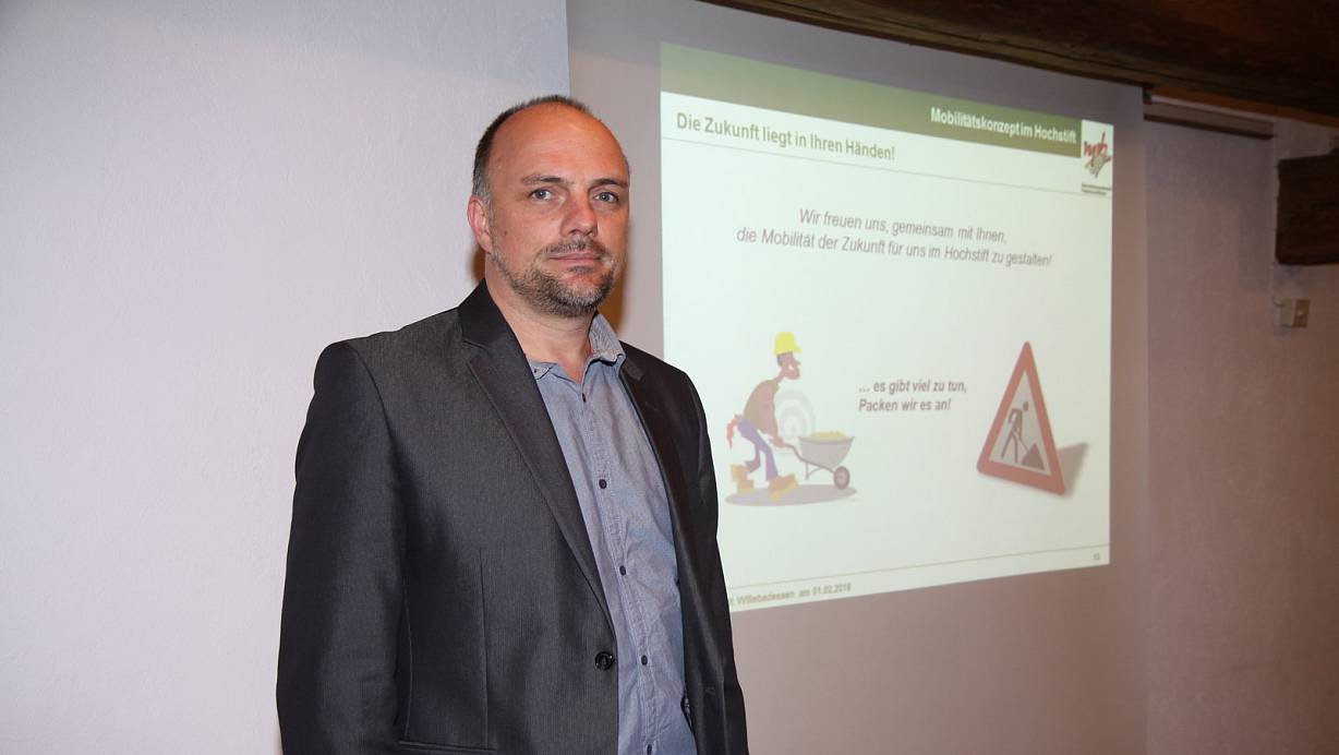 Verkehrsexperte: Stefan Atorf (nph) informierte über Mobilitätskonzepte. | © Hermann Ludwig