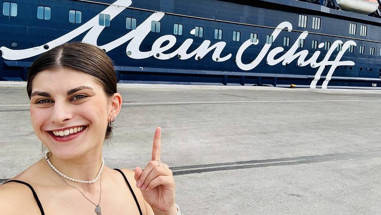 Seit Ende September ist die "Mein Schiff 5" Arbeitplatz und Zuhause von Sina Kurlbaum aus dem Kreis Gütersloh. | © Sina Kurlbaum