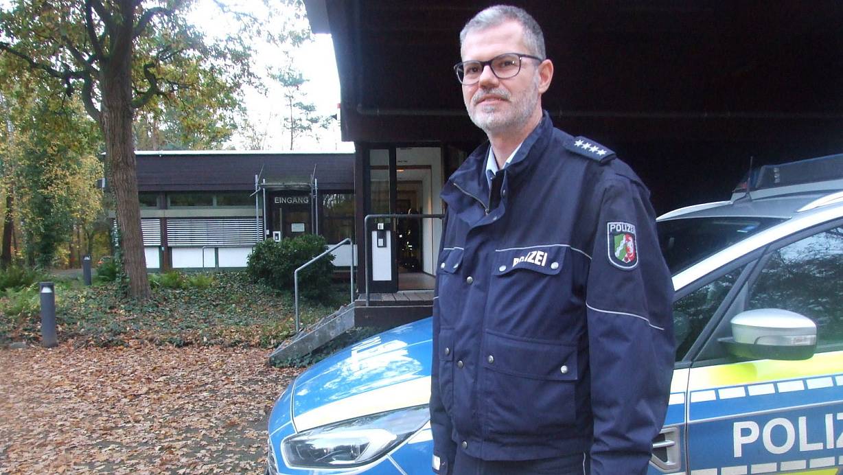 Sven-Otto Deubel ist Leiter der Polizeiwache Espelkamp. | © Karsten Schulz