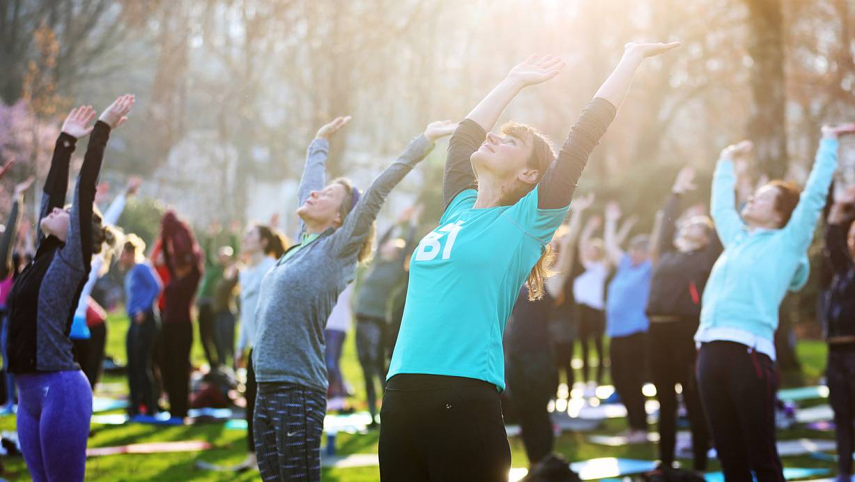 Sport und Yoga im Bürgerpark | © Sarah Jonek