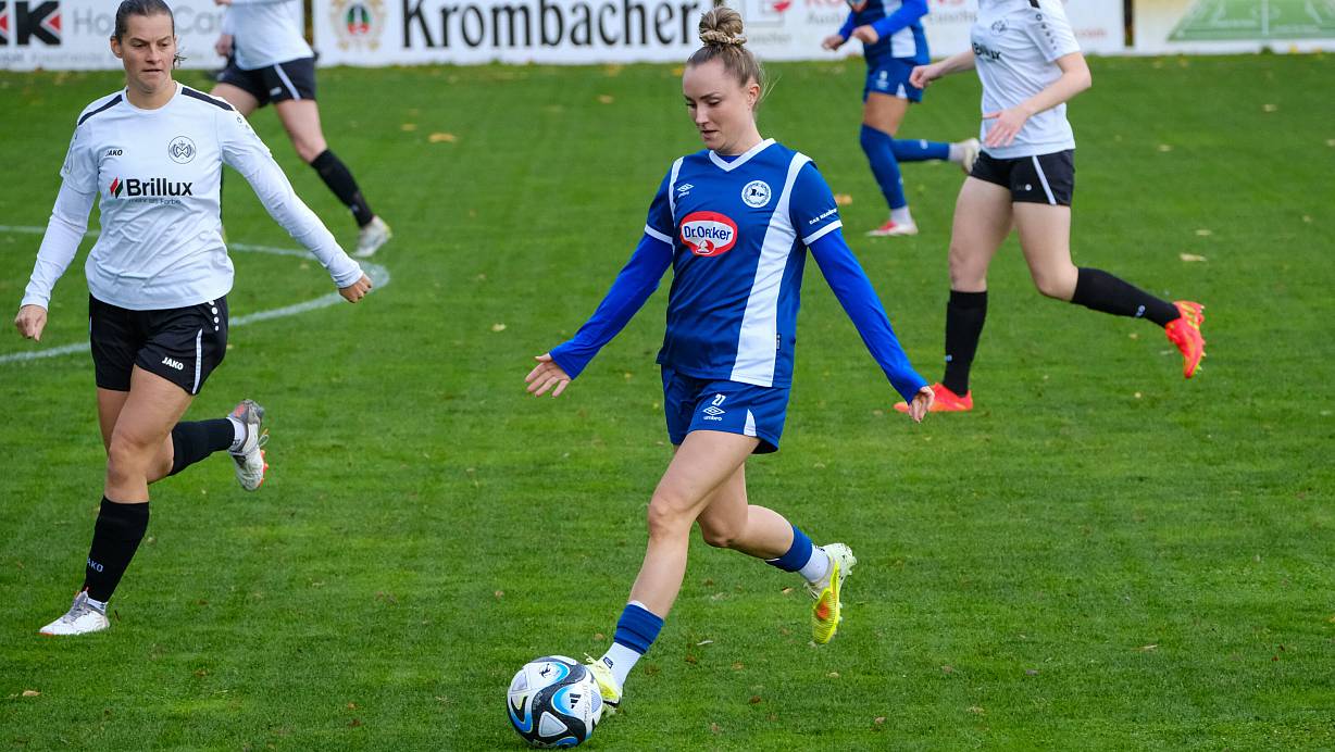 Jocelyn Hampel traf drei Mal gegen Wacker. | © az