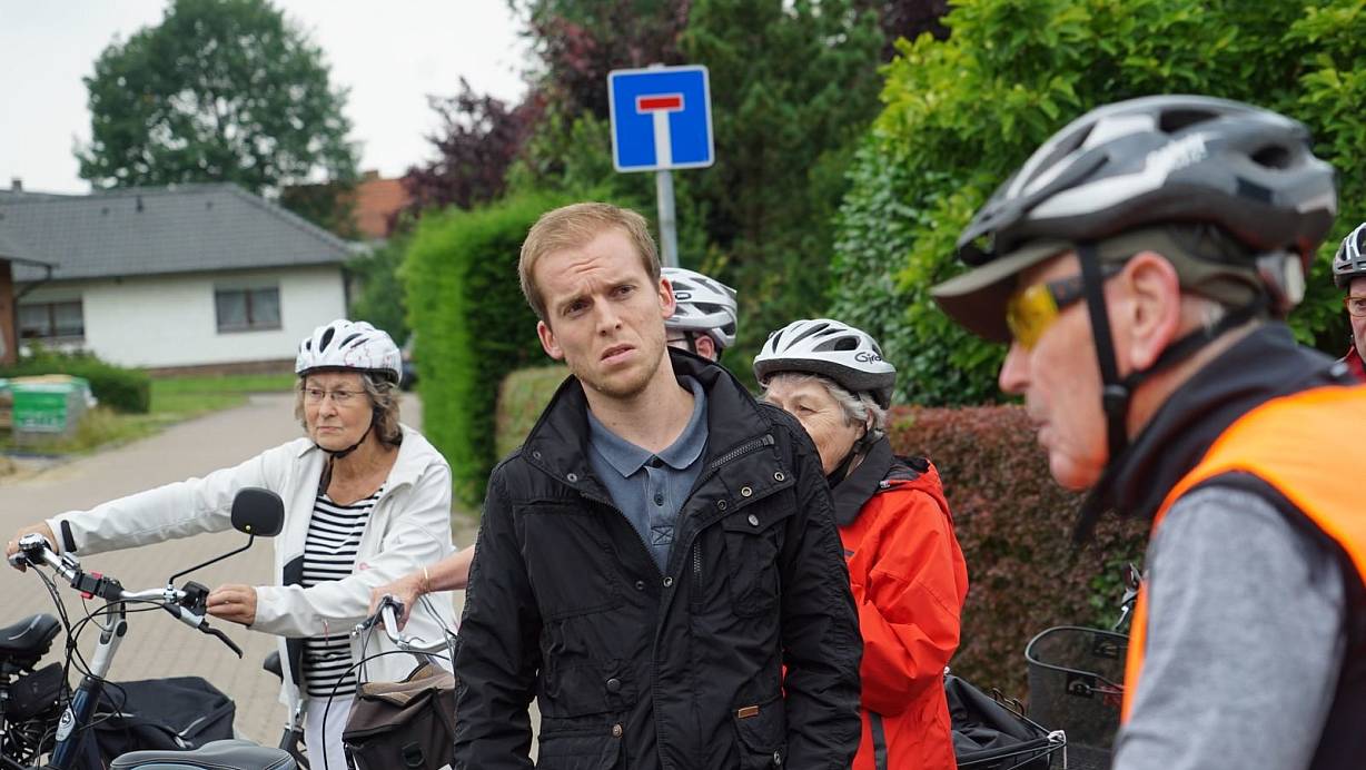 Verwirrende Markierungen auf der Lübbecker Straße