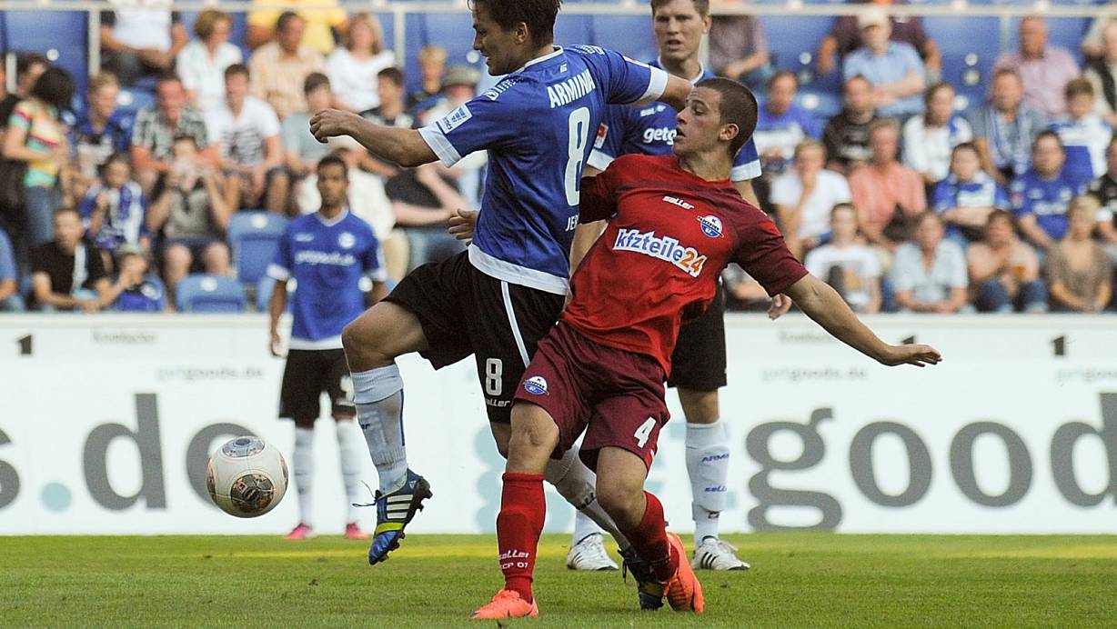 Spielte zehn mal für Arminia in der 2. Bundesliga: Leipzigs Diego Demme (r.) | © Christian Weische
