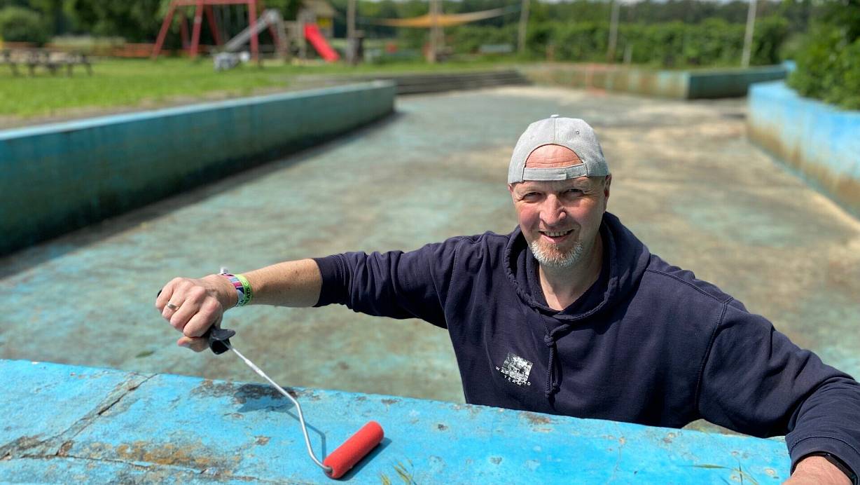 Im Wapelbad in Gütersloh wird das Planschbecken renoviert. Dafür sammelt der Fördervein im Internet bei einer Crowdfunding-Aktion Spendengelder. | © Christian Bröder