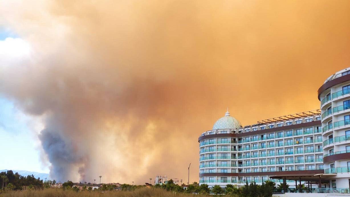 Die Feuer waren deutlich zu sehen. | © Familie Hanckel