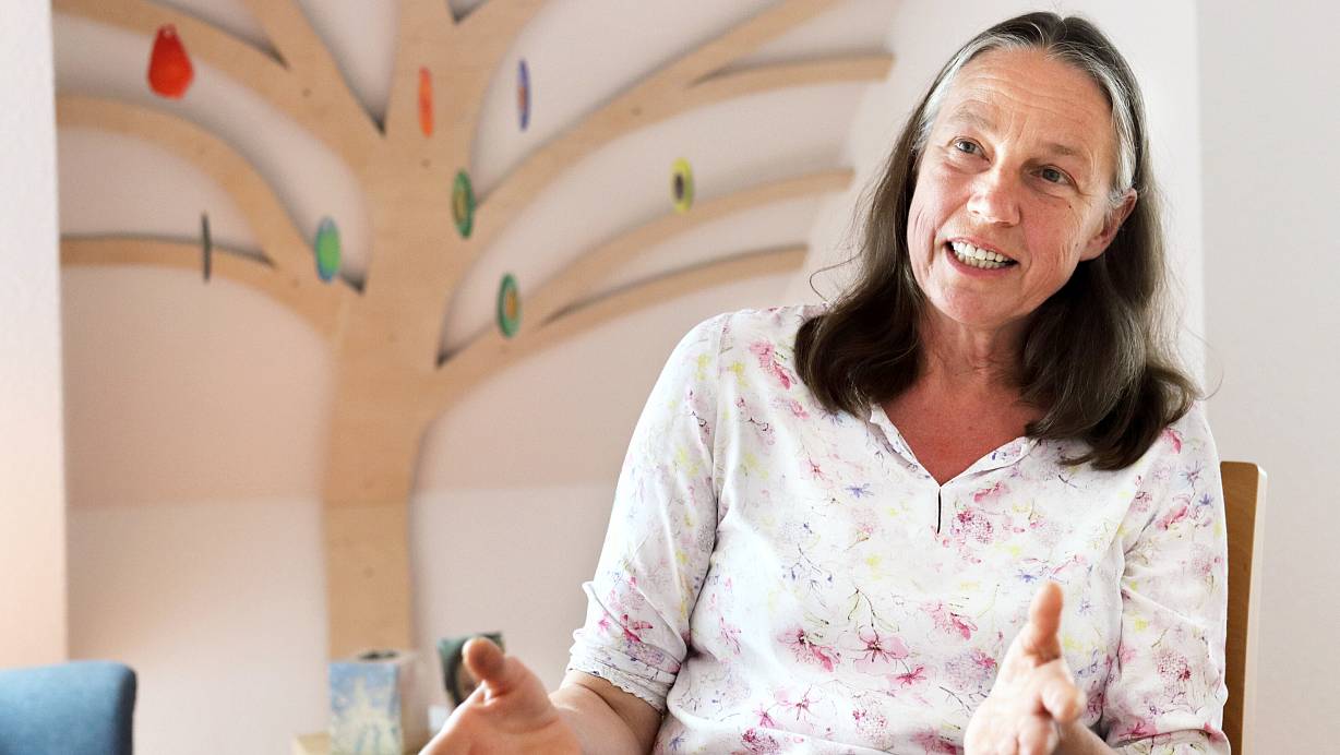 Sigune Schmoller betreut seit 2017 Familien mit einem sterbenskranken Kind oder Jugendlichen. MT-Foto: Alex Lehn | © Alex Lehn