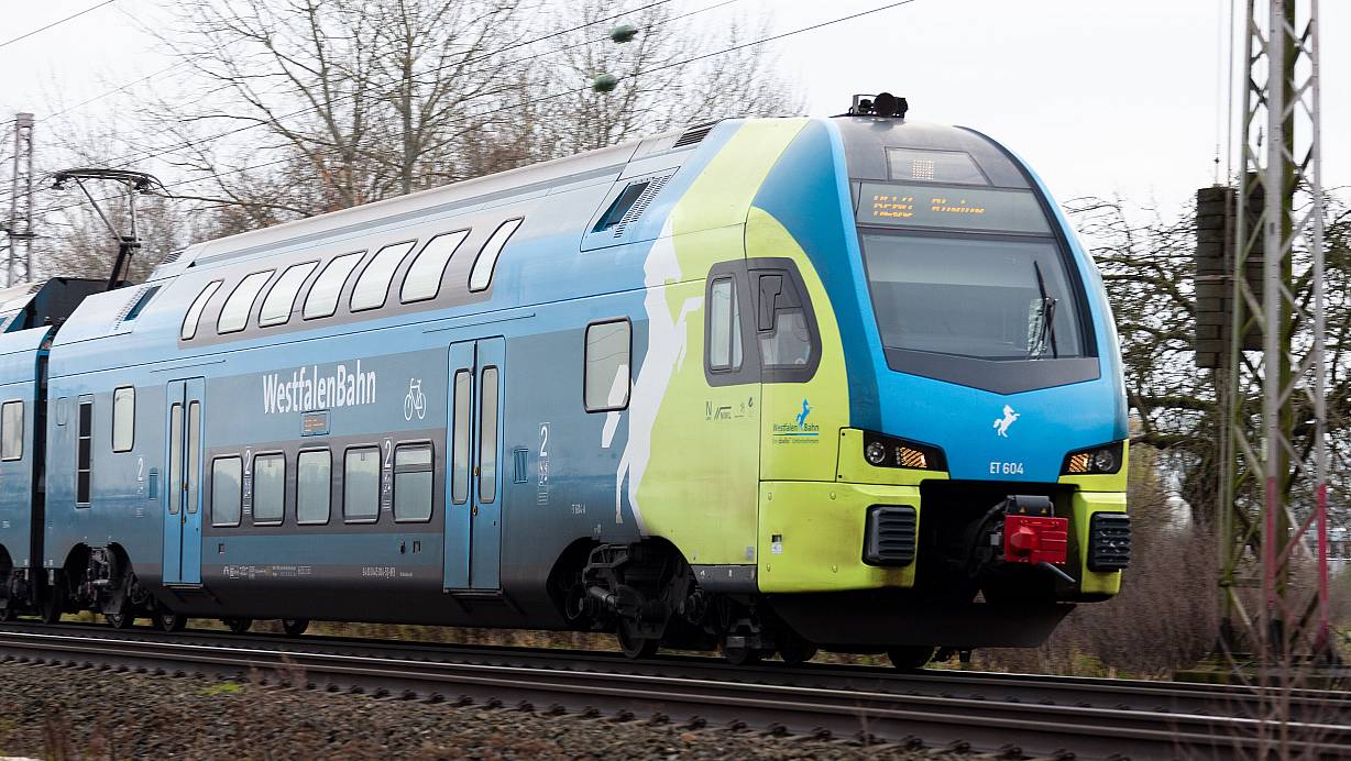 Ein Zug der Wesfalenbahn. | © picture alliance / Fotostand