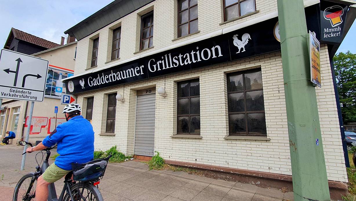 Die ehemalige Gadderbaumer Grill-Station ist seit November von der Stadt angemietet als Unterkunft für Obdachlose. | © Kurt Ehmke