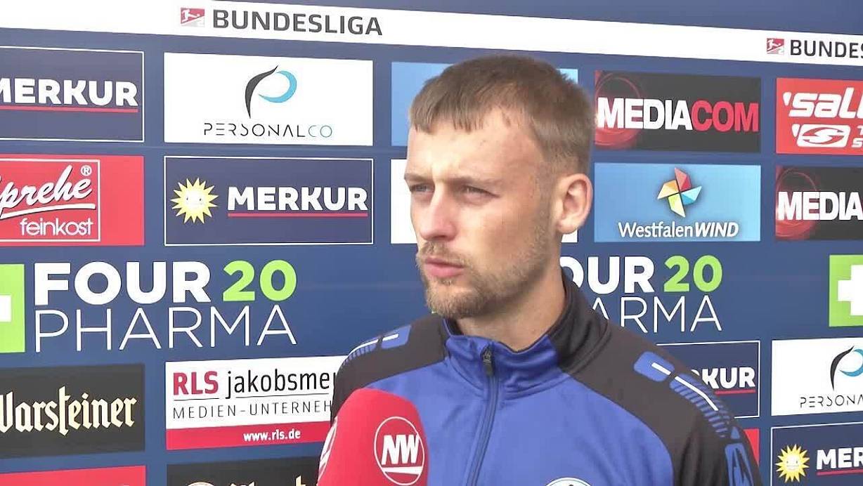 Im Spiel gegen Wiesbaden erzielte SCP-Akteur Sebastian Klaas sein erstes Zweitligator. | © Screenshot NW