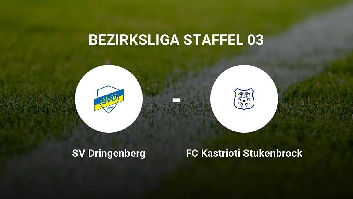 Das Spiel zwischen dem SV Dringenberg und dem FC Kastrioti Stukenbrock ...