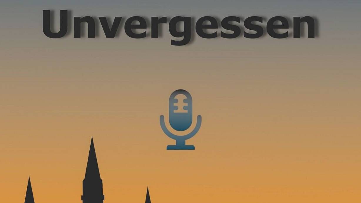 Das Logo des Unvergessen-Podcasts. | © JCS