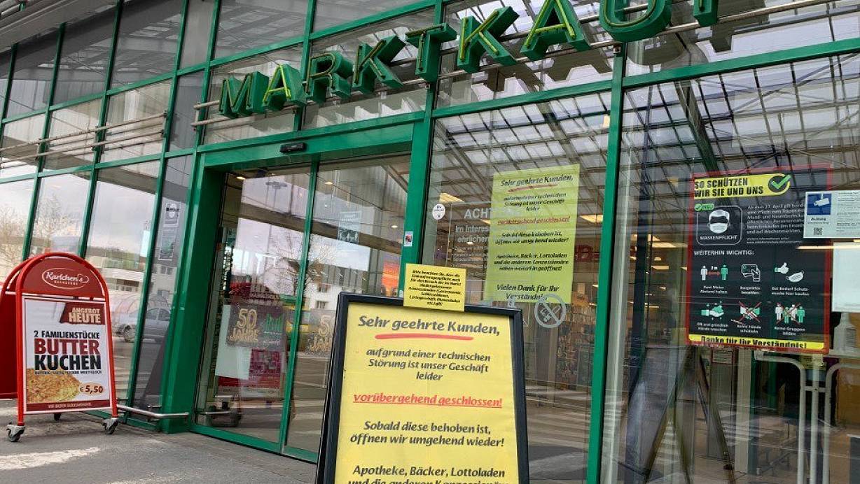 Der Marktkauf in Bielefeld-Gadderbaum war Donnerstagmorgen aufgrund eines Kassen-Softwarefehlers nicht einsatzbereit. | © Barbara Franke