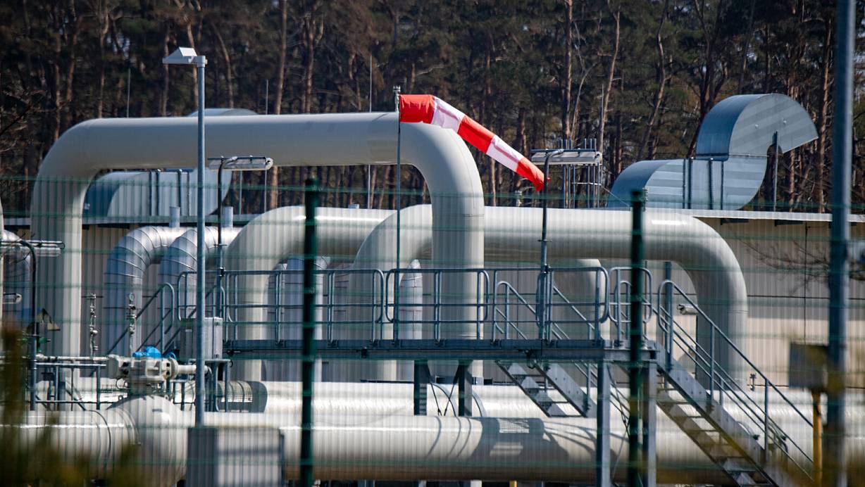 In Lubmin bei Greifswald endet die Ostsee-Pipeline Nord Stream 1, durch die seit 2011 russisches Erdgas nach Deutschland strömt. | © Stefan Sauer