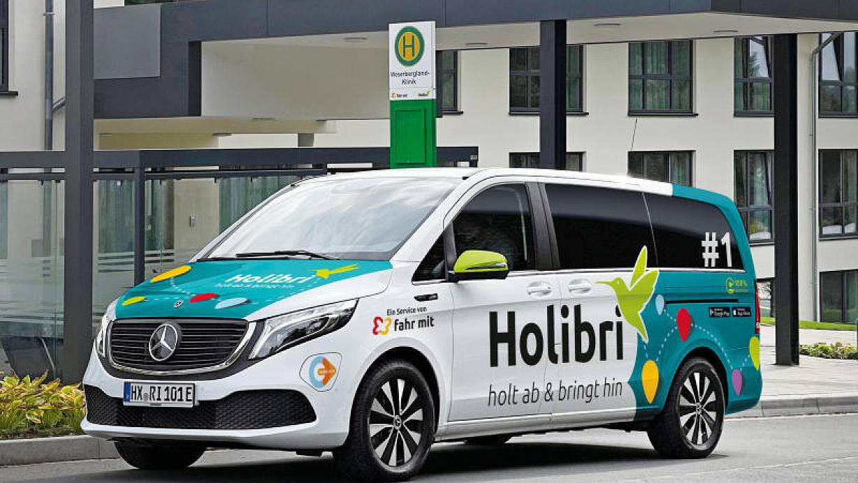 Der On-Demand-Verkehr Holibri verkehrt in Höxter auch an den Feiertagen normal. | © Nph