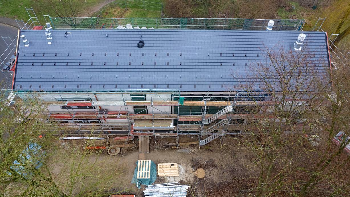 Die Nutzfläche des 2-geschossigen Neubaus beträgt 827 Quadratmeter. | © Mike-Dennis Müller / www.mdm.photo