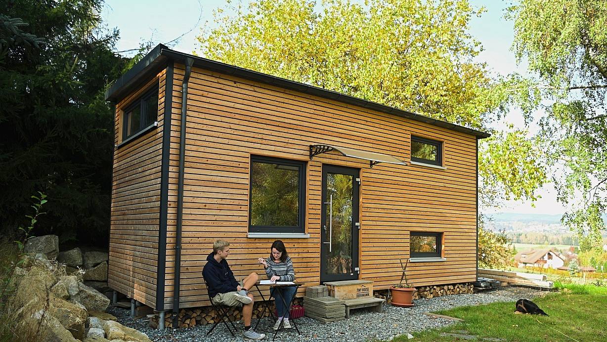 Tiny Houses - Mini-Häuser - sind derzeit absolut im Trend. Auch in Borgholzhausen wird derzeit überlegt, Flächen dafür auszuweisen.  | © Symbolfoto/picture alliance