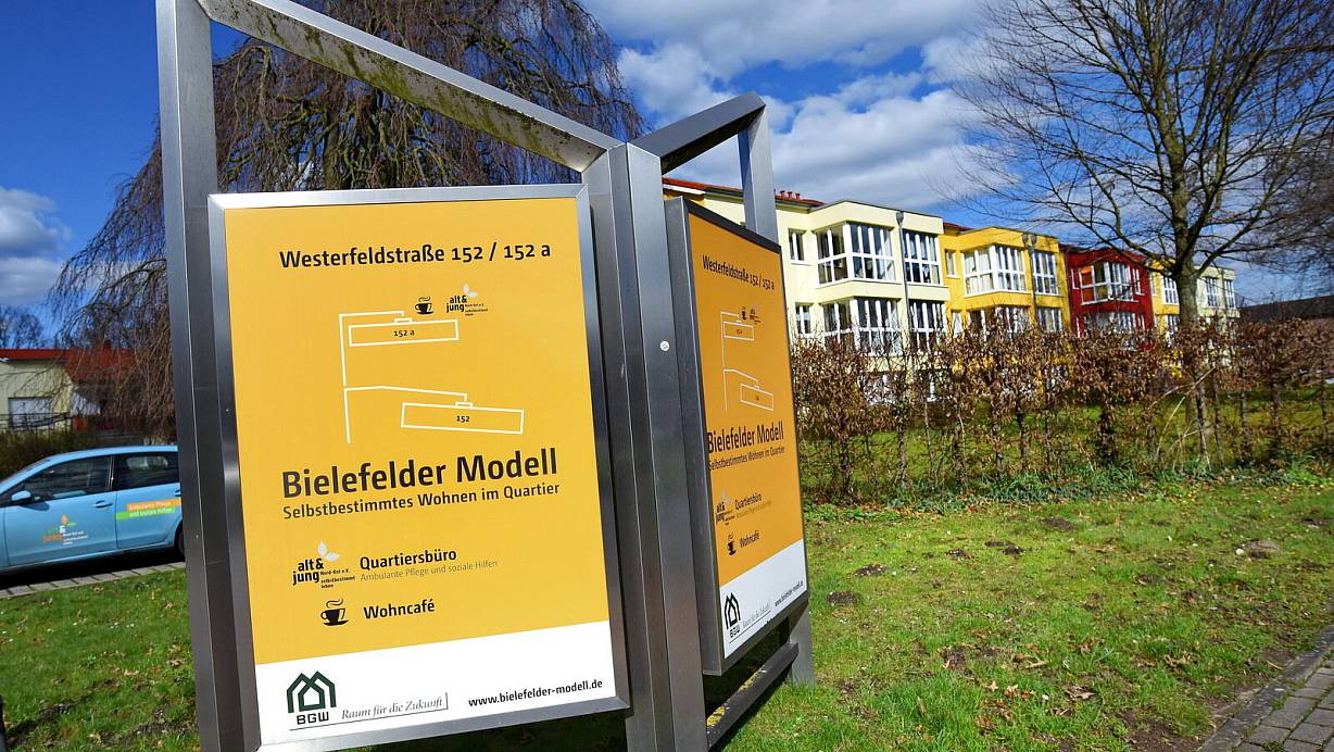 Auch im Wohnquartier an der Westerfeldstraße in Schildesche bekommt das Bielefelder Modell jetzt die Chance zum Neustart - das Pflegepersonal soll bleiben. | © Barbara Franke