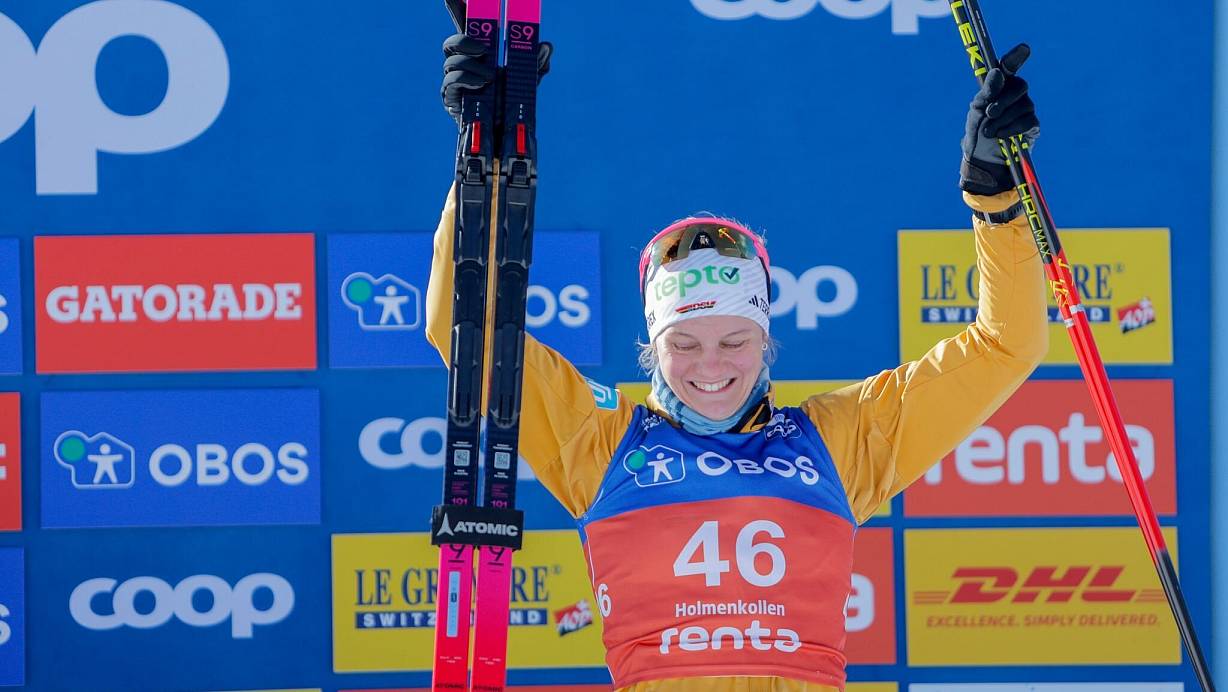 Solche Jubelbilder wird man mit Victoria Carl wohl erstmal nicht mehr sehen. (Archivbild) | © Christoffer Andersen/NTB/dpa