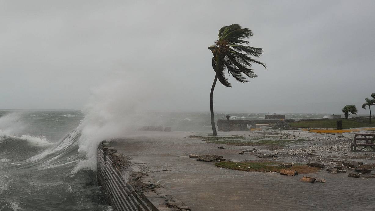 Wie Hurrikans bezeichnet werden, kann aus einer Liste entnommen werden. | © Matias Delacroix/AP/dpa