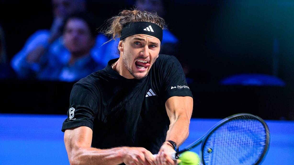 Alexander Zverev steht beim Tennis-Turnier in Wien im Finale. | © Max Slovencik/APA/dpa