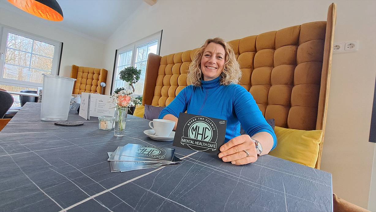 Anne Bielemeier lädt künftig monatlich ins Mental-Health-Café in Steinheim ein. | © Madita Schellenberg