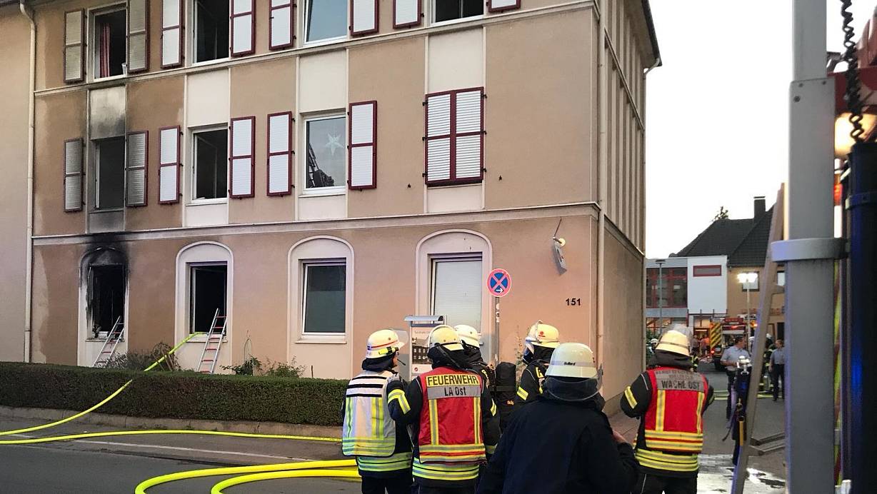 Bei einem Brand an der Bleichstra&szlig;e ist am Abend eine Frau schwerst verletzt worden. | &copy; Christian Mathiesen