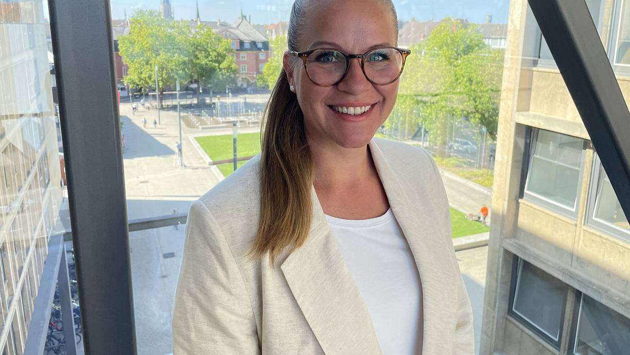 Monika Olszewski arbeitet bereits seit Ende 2022 für die Stadt Gütersloh. | © Stadt Gütersloh