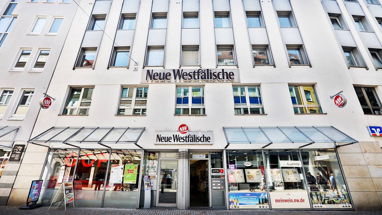 Das Verlagshaus der Neuen Westfälischen in Bielefeld.  | © Sarah Jonek