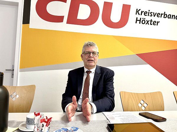 Der Höxteraner Politiker Christian Haase (CDU), haushaltspolitischer Sprecher der CDU/CSU-Fraktion im Bundestag. - © Ralf T. Mischer (Archiv)