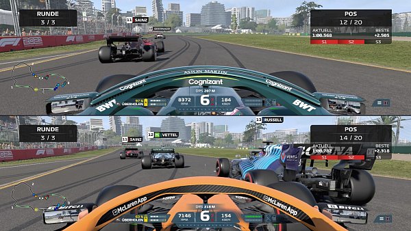 Als eingefleischtes Gamer-Pärchen konnten wir vom verbesserten Splitscreen-Modus profitieren, der extrem flüssig und absolut störungsfrei läuft. - © EA Games