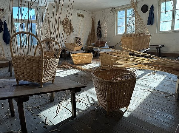 Flechtkunst ist im Korbmacher-Museum zu bestaunen, und auch zu kaufen. Die Dauerausstellung soll erhalten bleiben. - © Heimatverein Dalhausen