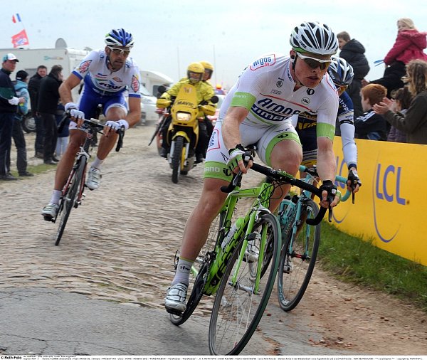 Kopfsteinpflaster-Experte: Dominic Klemme war vor allem beim Klassiker Paris - Roubaix in seinem Element. - © Roth