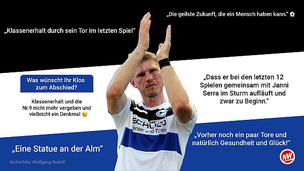 Über den NW-Instagram-Kanal haben zahlreiche Fans ihre Abschiedswünsche mitgeteilt. Dies ist eine Auswahl. - © Montage NW / Archivfoto: Wolfgang Rudolf