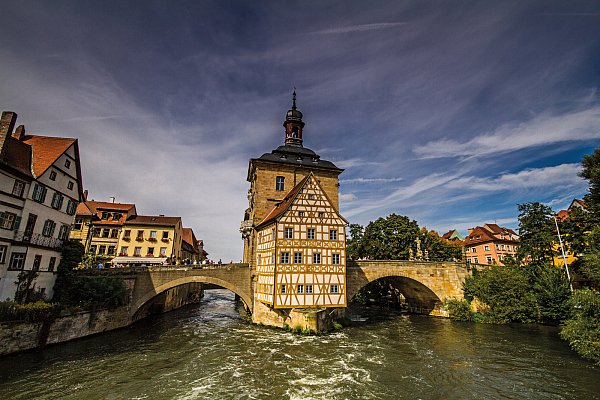 Fachwerk: Das Alte Rathaus von Bamberg ist einen Besuch wert. - © Wolfgang Stoiber