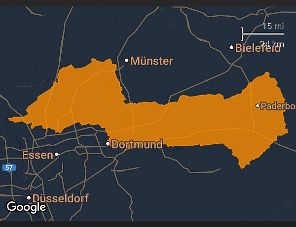 Über die NINA-Warnapp wurde am Donnerstagmorgen eine Hochwasserwarnung veröffentlicht. - © Screenshot NINA