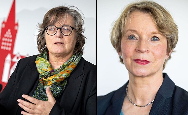 Norika Creuzmann (l.) ist als langjährige Frauenhaus-Leiterin Expertin im Kampf gegen sexualisierte Gewalt. NW-Redakteurin Heike Krüger proträtierte mehrere der Opfer der Vergewaltigungsserie. - © Niklas Tüne / Sarah Jonek