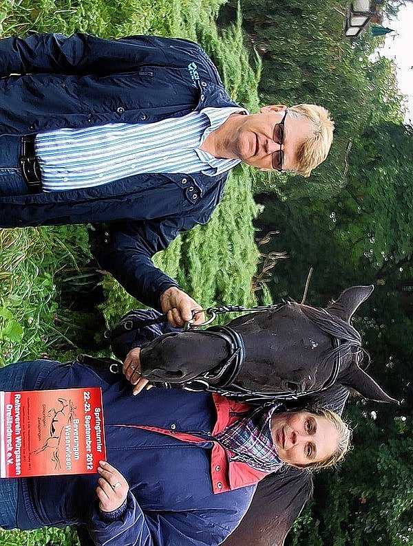 Elke Wegner und Jürgen Glumm vom RV Dreiländereck Würgassen. - © FOTO: DREWES