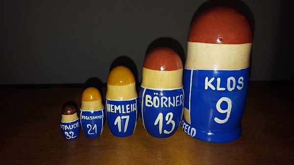 Staude, Voglsammer, Hemlein, Börner und Klos stehen in einer Reihe nebeneinander. - © Thomas Bestmann
