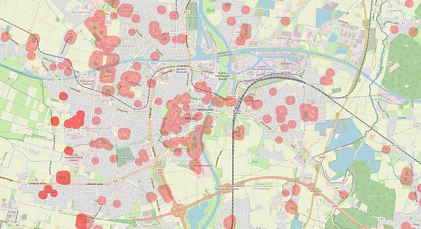 Rund ums Weserstadion darf in Minden nicht gekifft werden. - © Bubatzkarte/bubatzkarte.de