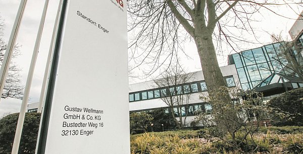 Am Bustedter Weg: Die Firma Wellmann in Enger gehört zur Alno AG in Pfullendorf. Auch der Mutterkonzern hat Insolvenz anmelden müssen. - © Andreas Sundermeier
